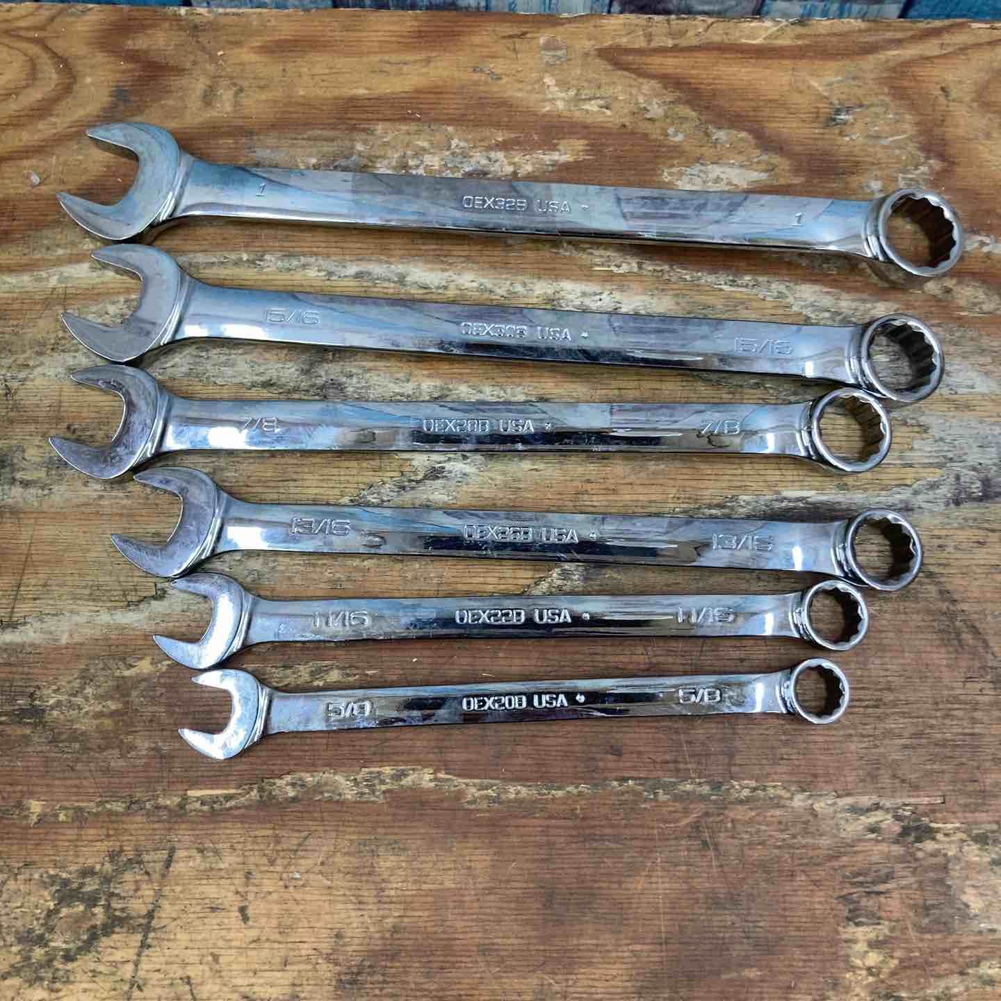 スナップオン(Snap-on) インチサイズ コンビネーションレンチ11本 OEX32B-OEX20B【柏店】