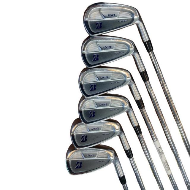 【中古】 ブリヂストン BRIDGESTONE JGR FORGED 6S アイアンセット IR 純正特注シャフト (フレックスR) メンズ 男性用 右利き 右用 Cランク ゴルフクラブ