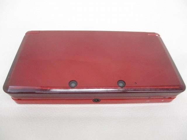中古品 ゲーム ニンテンドー3DS 本体 CTR-001 レッド 動作品