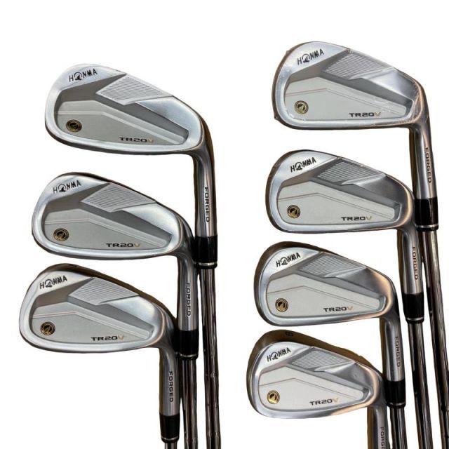 【中古】 本間ゴルフ TOUR WORLD TR20V 8S アイアンセット IR NS PRO MODUS3 FOR T//WORLD (フレックスS) メンズ 男性用 右利き 右用 Cランク ゴルフクラブ