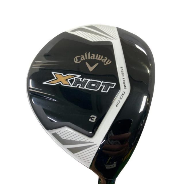 【中古】 キャロウェイ X HOT 3W フェアウェイウッド FW X HOT 60W(フェアウェイウッド) (フレックスS) メンズ 男性用 右利き 右用 Cランク ゴルフクラブ