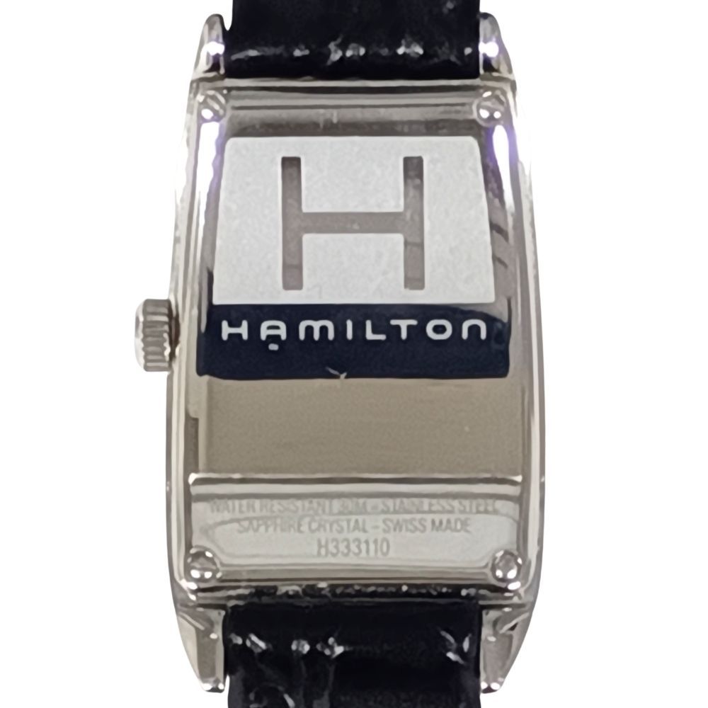 ★美品★OH済★スイス製★ハミルトン ブルック ゴールド H333310 防水 HAMILTON ハミルトン H333110 ブルック スモセコ クォーツ メンズ