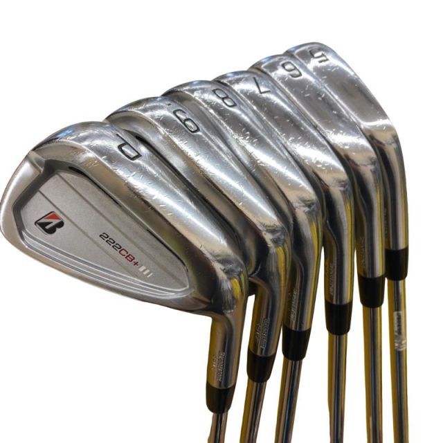 【中古】 ブリヂストン BRIDGESTONE 222CB+ 6S アイアンセット IR 純正特注シャフト (フレックスR) メンズ 男性用 右利き 右用 Cランク ゴルフクラブ