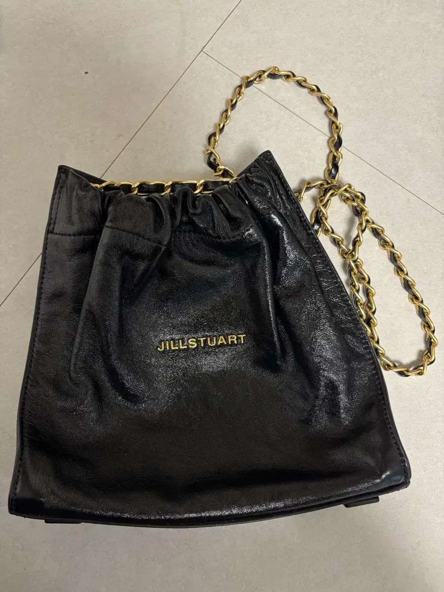JILL STUART ジルスチュアート 九井 一 チェーン ショルダーバッグ ブラック M 正規品