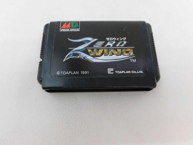 中古品 ゲーム セガ メガドライブ ソフト カートリッジ ゼロウィング