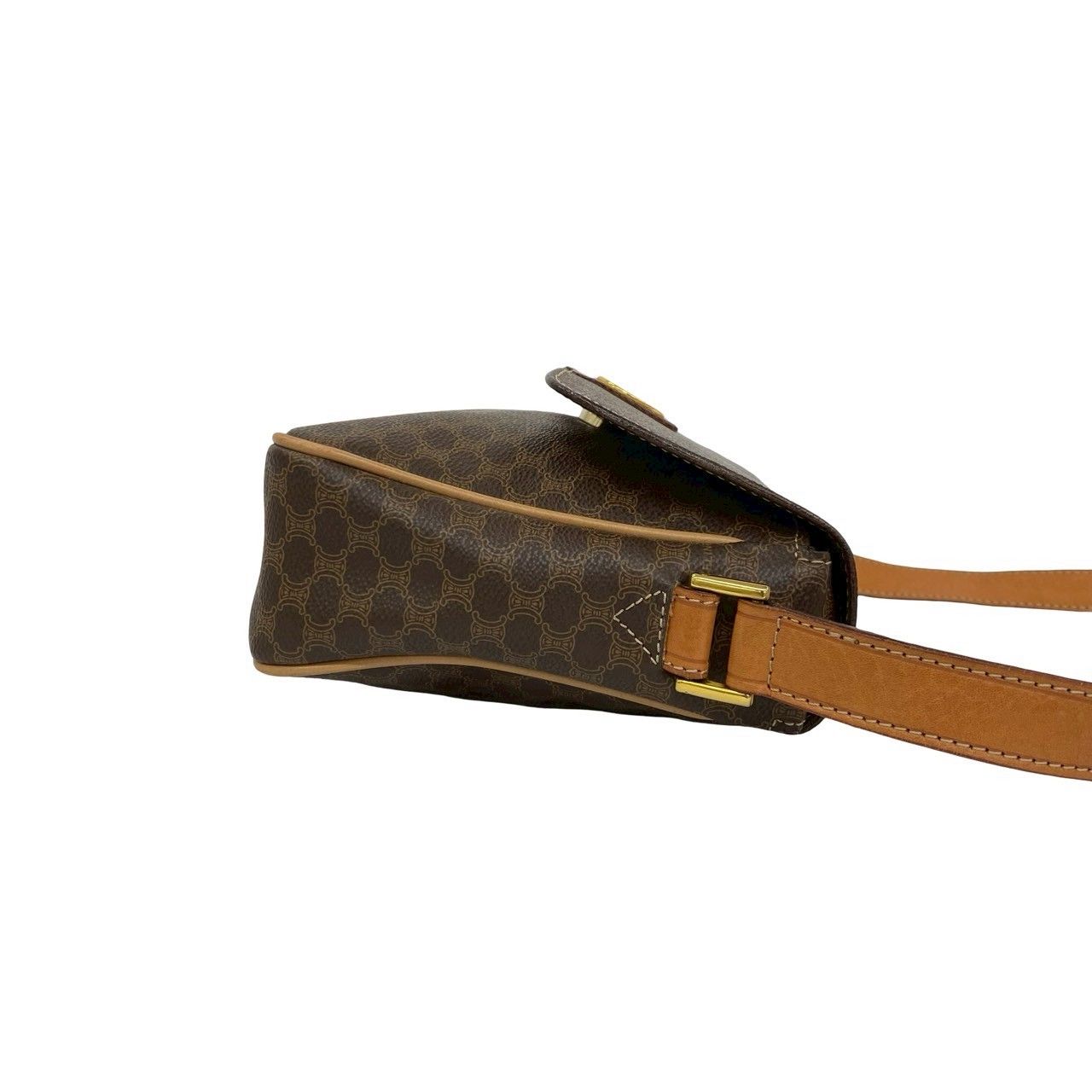 極 美品 CELINE セリーヌ マカダム ブラゾン トリオンフ ロゴ 柄 
