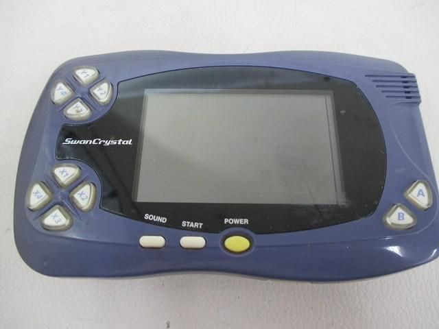 ジャンク品 ゲーム 携帯型 ワンダースワン スワンクリスタル ブルーバイオレット 本体のみ