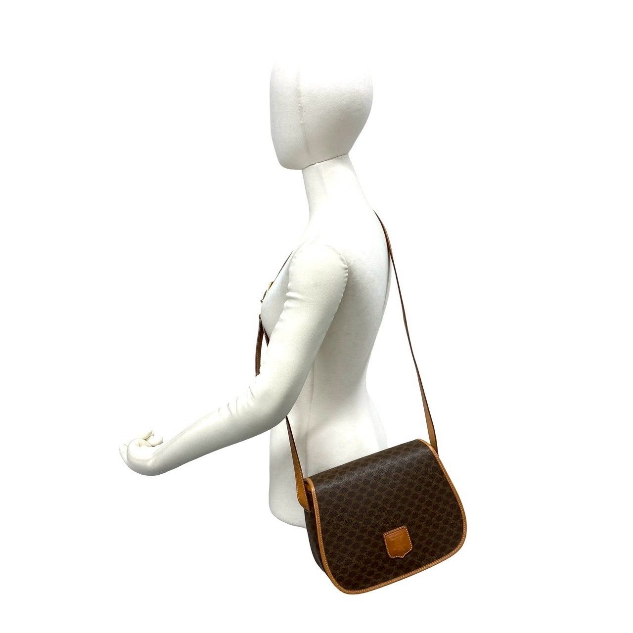 極 美品 CELINE セリーヌ ヴィンテージ マカダム ブラゾン トリオンフ 