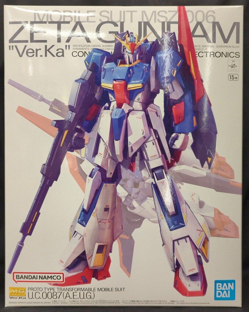 BANDAI SPIRITS MG 1/100 機動戦士Zガンダム ゼータガンダム Ver.Ka