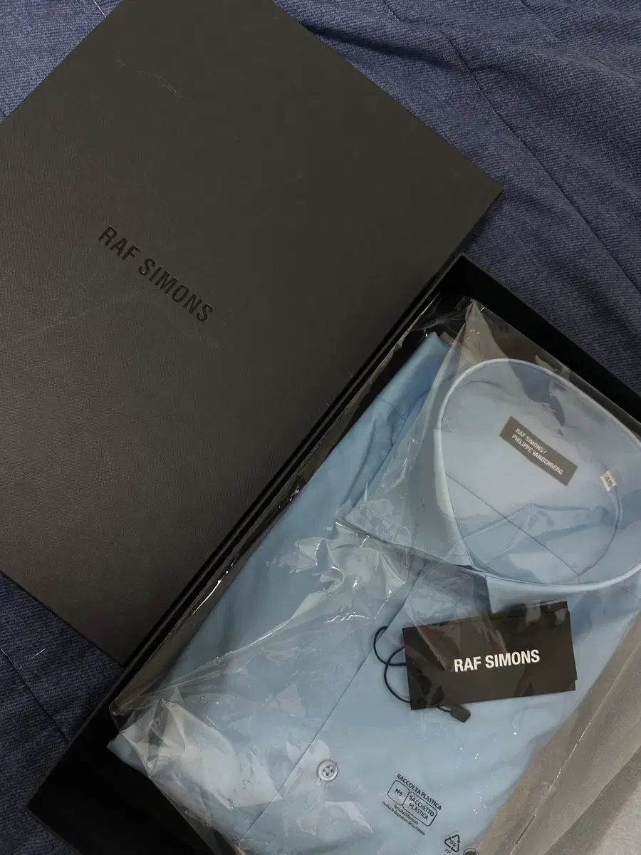 新品 RAF SIMONS ラフ シモンズ WILL KICK パッチ シャツ (48)