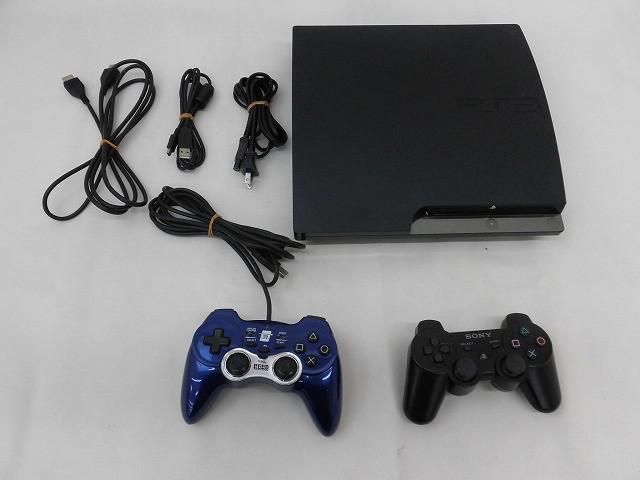 中古品 ゲーム プレイステーション3 PS3本体 CECH-2500B ブラック 本体のみ 動作品 周辺機器付き