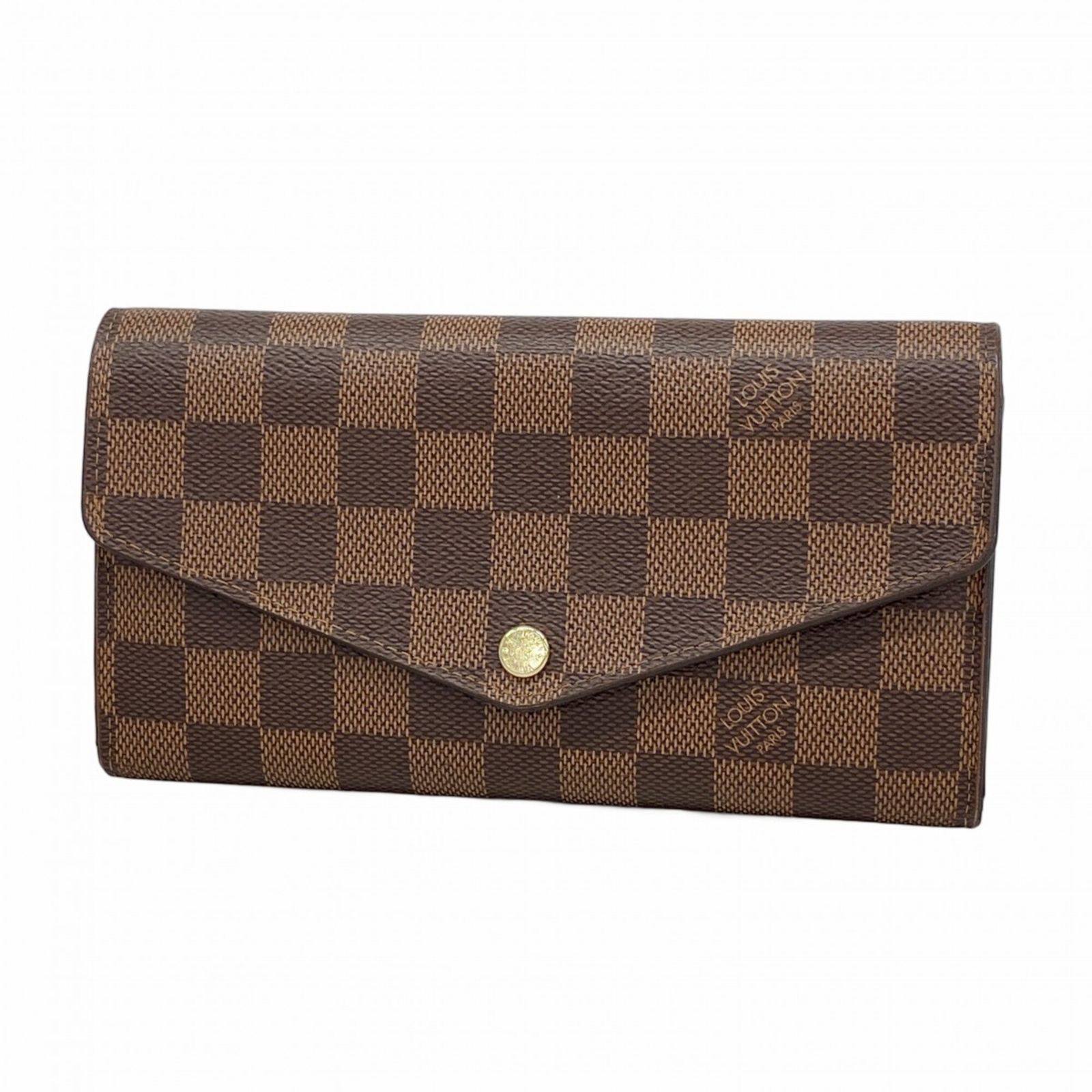ルイ・ヴィトン(Louis Vuitton) ルイ・ヴィトン 長財布 ダミエ ポルトフォイユサラ N60114 エベヌ ローズバレリーヌレディース