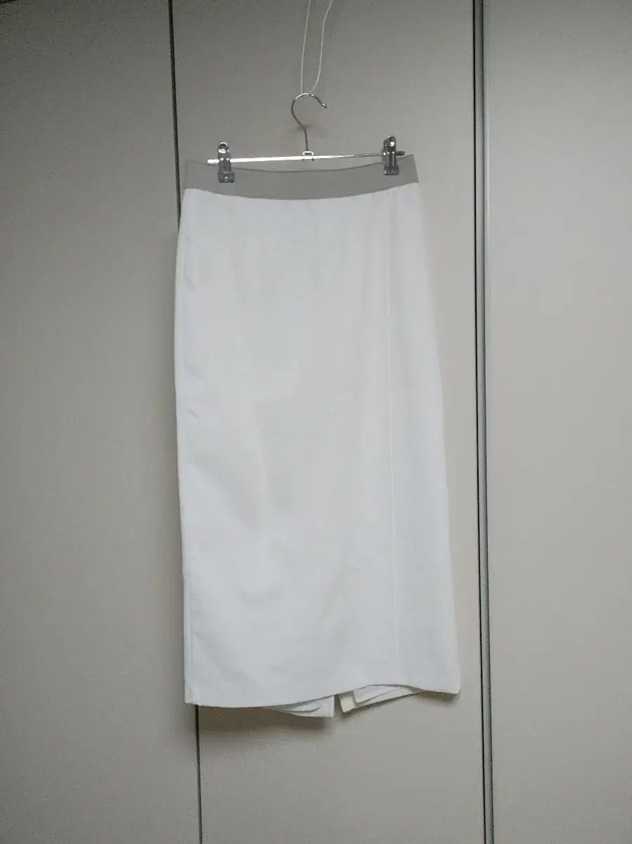 ハンサム レットバイT リネン混スカート