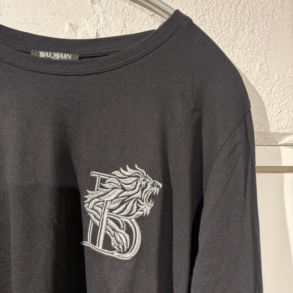 BALMAIN バルマン Embroidery L/S T-Shirt 長袖カットソー 