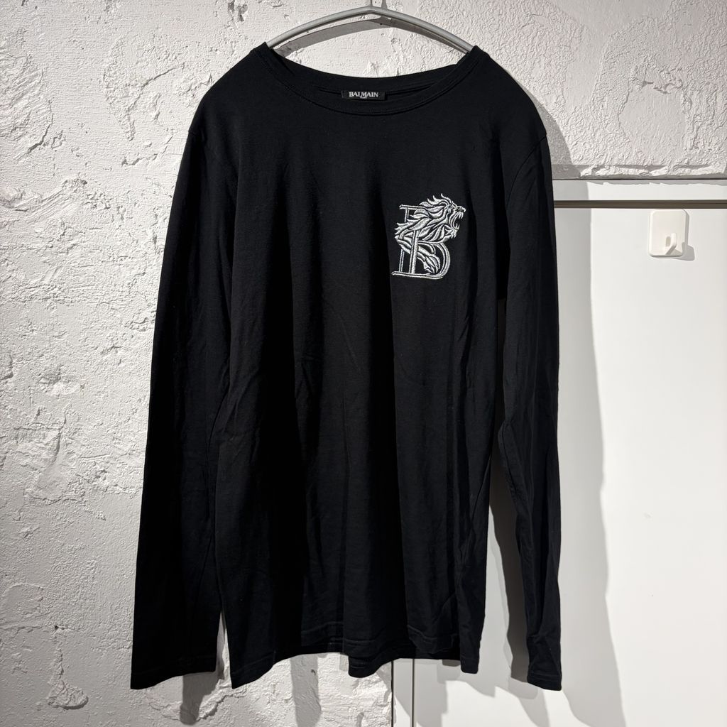 BALMAIN バルマン Embroidery L/S T-Shirt 長袖カットソー 