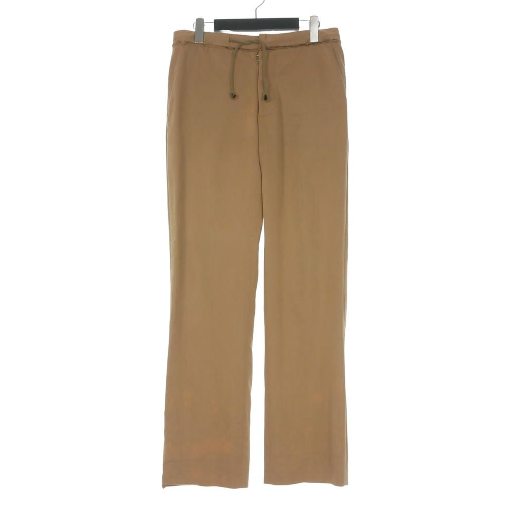 メゾンマルジェラ 14 Maison Margiela 14 18SS ドローストリング スラックスパンツ 46 ベージュ S30KA0499 国内正規