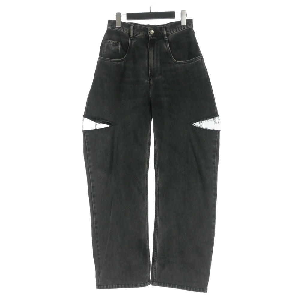 メゾンマルジェラ 1 Maison Margiela 1 デニムジーンズ スラッシュディテール パンツ 40 ブラック 黒 S51LA0051 国内正規