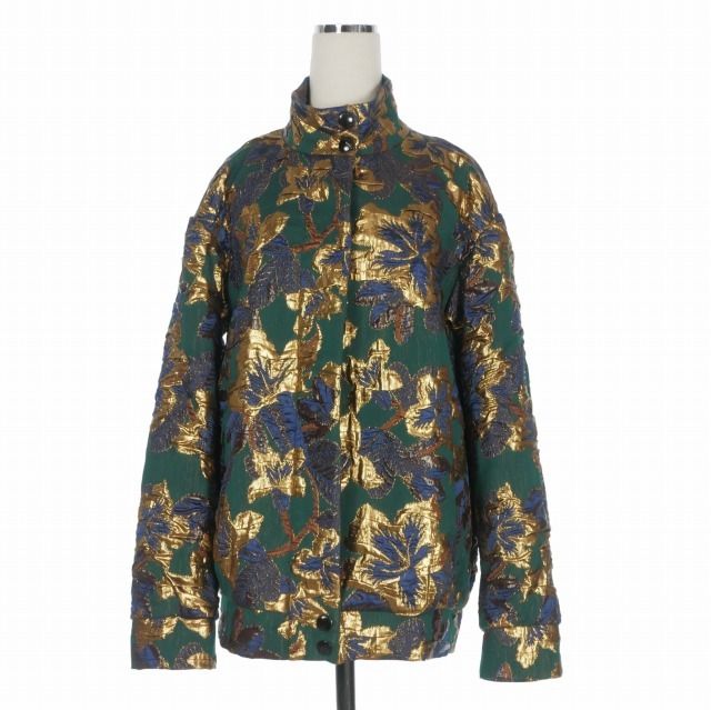 ドリスヴァンノッテン DRIES VAN NOTEN 20AW フローラル ジャガード ジャケット ブルゾン 長袖 XS マルチカラー