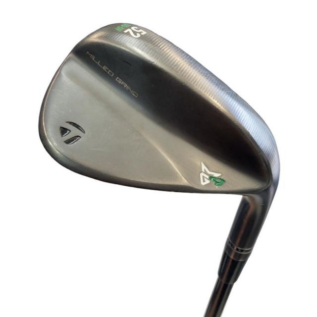 【中古】 テーラーメイド Taylor Made MILLED GRIND 4(ブラック) 52°/09° ウェッジ WG 純正特注シャフト (フレックスS) メンズ 男性用 右利き 右用 Cランク ゴルフクラブ