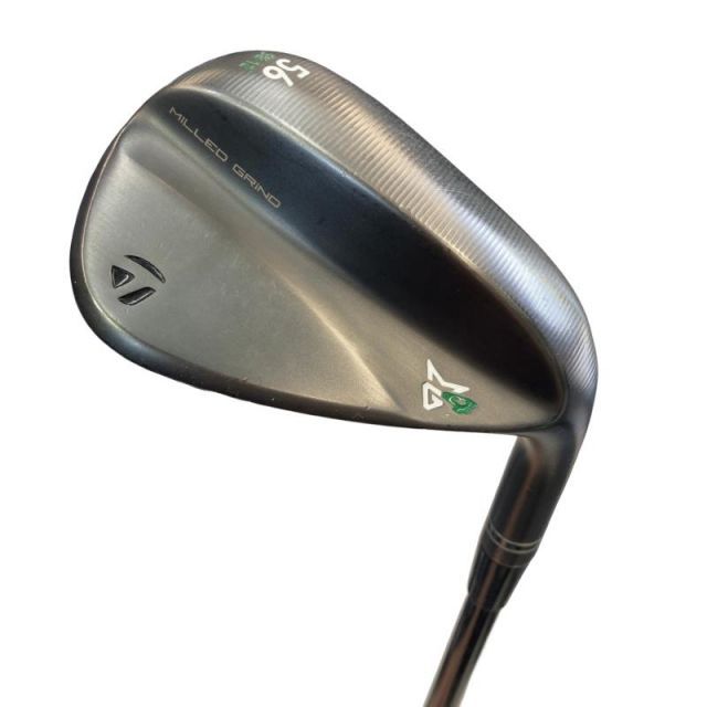 【中古】 テーラーメイド Taylor Made MILLED GRIND 4(ブラック) 56°/12° ウェッジ WG 純正特注シャフト (フレックスS) メンズ 男性用 右利き 右用 Cランク ゴルフクラブ