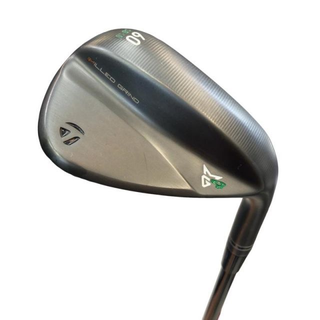 【中古】 テーラーメイド Taylor Made MILLED GRIND 4(ブラック) 60°/10° ウェッジ WG 純正特注シャフト (フレックスS) メンズ 男性用 右利き 右用 Cランク ゴルフクラブ
