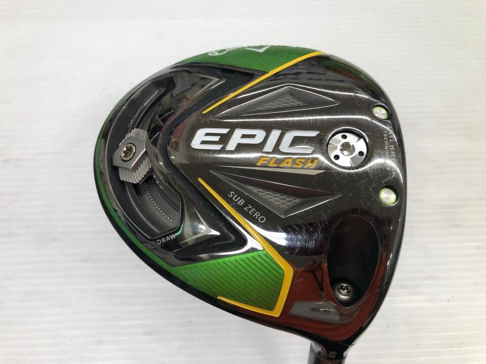 キャロウェイ　EPIC FLASH SUB ZERO　9度　Speeder 661 EVOLUTION ５　Sフレックス　ドライバー　中古　ゴルフドゥ！深谷店【最短即日発送】