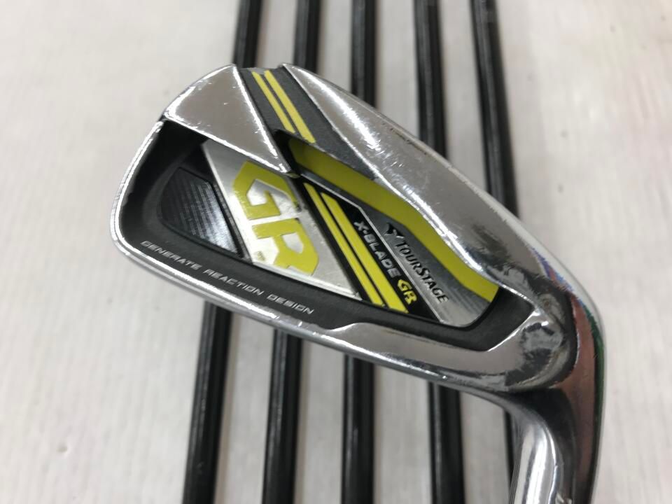 ブリヂストン　ツアーステージ X-BLADE GR (2010)　ツアーAD B10-03i　Sフレックス　アイアンセット　中古【最短即日発送】