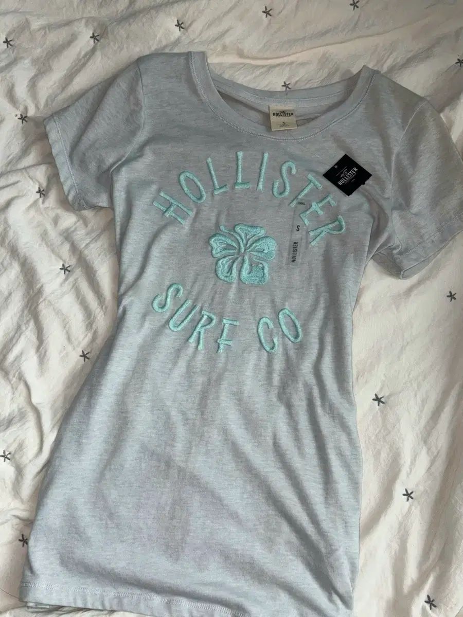 ホリスター ミント スリムフィット 半袖Tシャツ