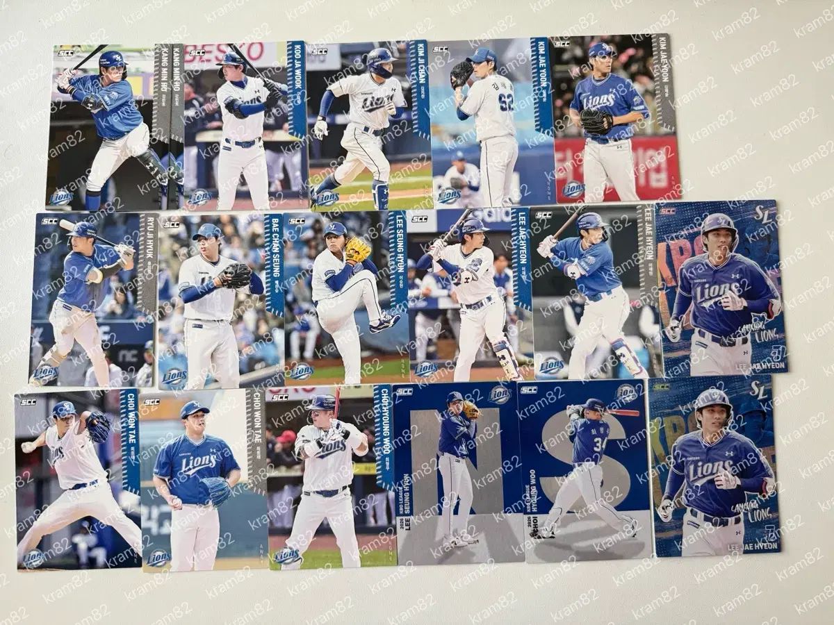 サムスン) 2026 KBO SAMSUNG LIONS カード まとめ売り Samsung Lions