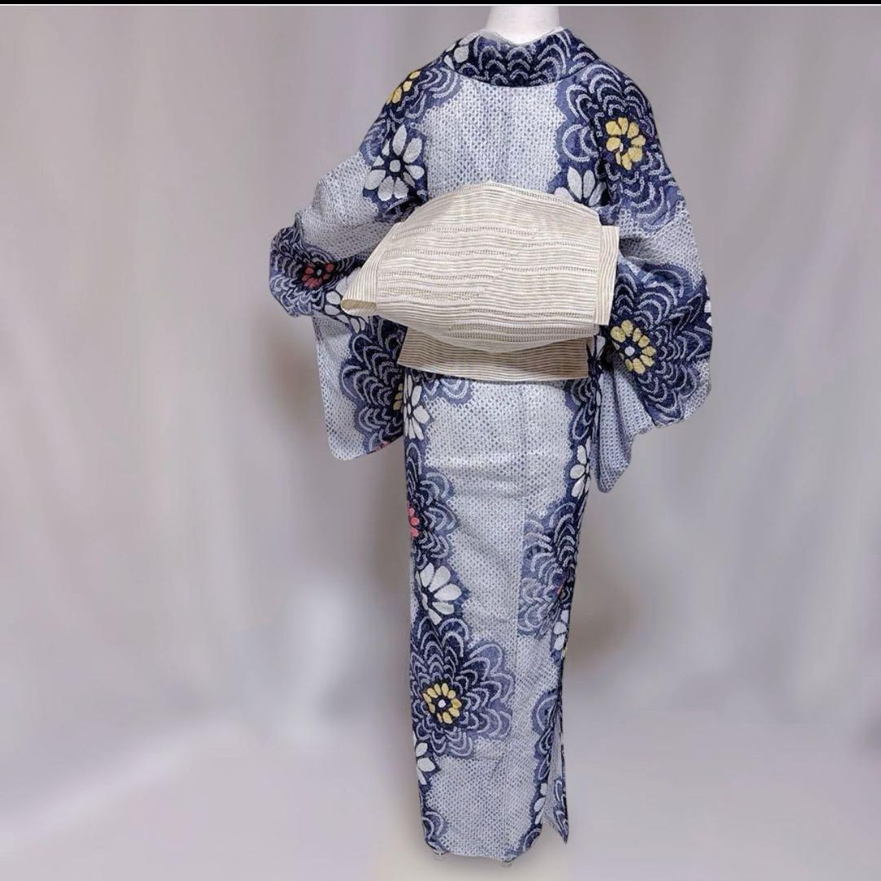 美品 有松絞り フルセット 夏美品名古屋帯 夏帯締め 夏美品帯揚げ