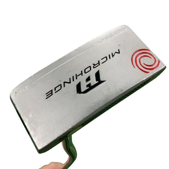 【中古】 オデッセイ MICROHINGE DW 34インチ パター PT スチール (フレックスその他) メンズ 男性用 右利き 右用 Dランク ゴルフクラブ