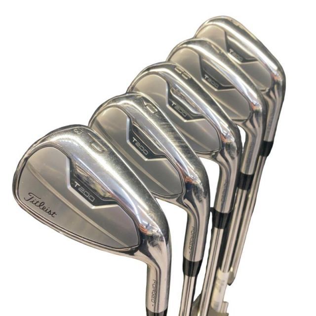【中古】 タイトリスト Titleist T200(2021) 5S アイアンセット IR NS PRO 105T (フレックスS) メンズ 男性用 右利き 右用 Cランク ゴルフクラブ