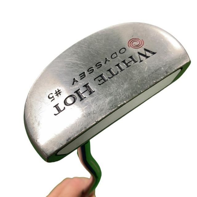 【中古】 オデッセイ WHITE HOT #5 33インチ パター PT スチール (フレックスその他) メンズ 男性用 右利き 右用 Cランク ゴルフクラブ