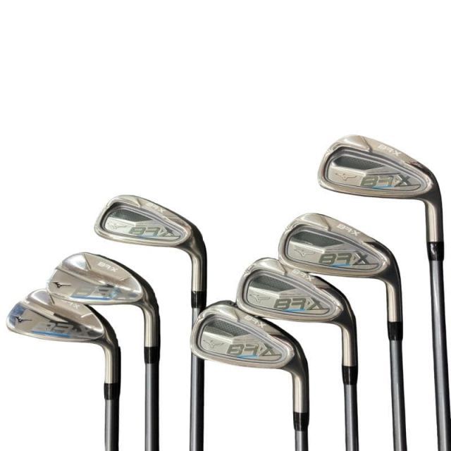 【中古】 ミズノ BR-X 7S アイアンセット IR BR-X (フレックスS) メンズ 男性用 右利き 右用 Cランク ゴルフクラブ