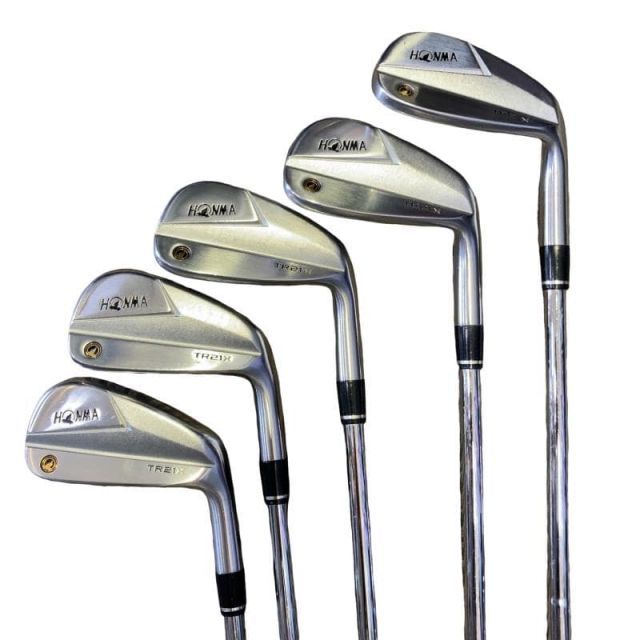 【中古】 本間ゴルフ TOUR WORLD TR21X 5S アイアンセット IR NS PRO 950GH neo (フレックスS) メンズ 男性用 右利き 右用 Cランク ゴルフクラブ
