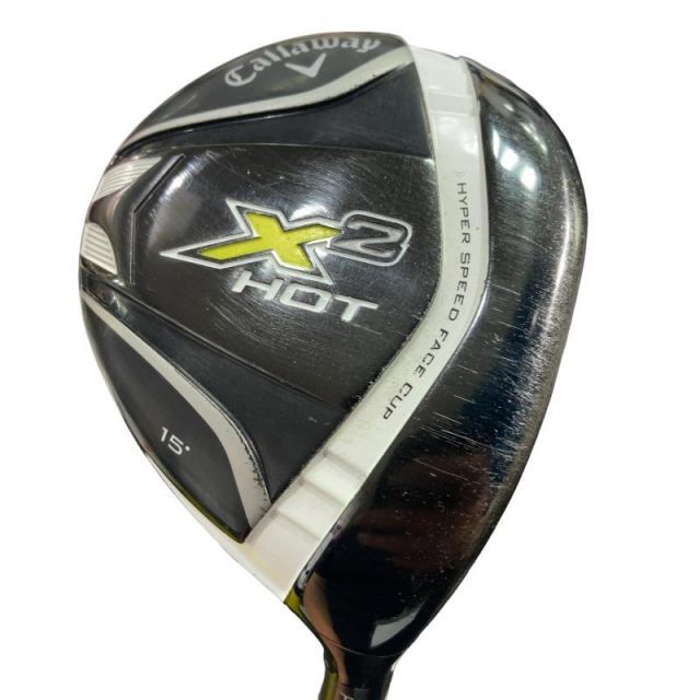【中古】 キャロウェイ X2 HOT PRO 15° フェアウェイウッド FW Tour AD MT-6 (フレックスS) メンズ 男性用 右利き 右用 Cランク ゴルフクラブ