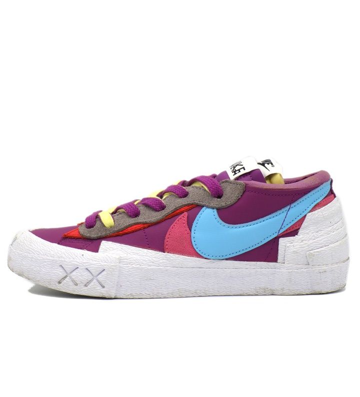 ナイキ NIKE × サカイ sacai × カウズ KAWS 【 BLAZER LOW PURPLE DUSK DM7901 500 】 ブレーザー ロー パープル ダスク スニーカー f31398