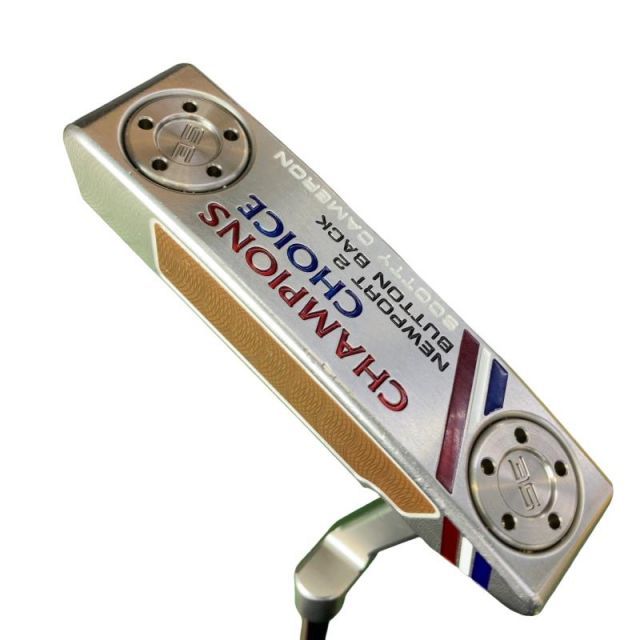 【中古】 タイトリスト SCOTTY CAMERON CHAMPIONS CHOICE BUTTON BACK NEWPORT 2 34インチ レフティ パター PT スチール (フレックスその他) メンズ 男性用 左利き レフティ 左用 Cランク ゴルフクラ
