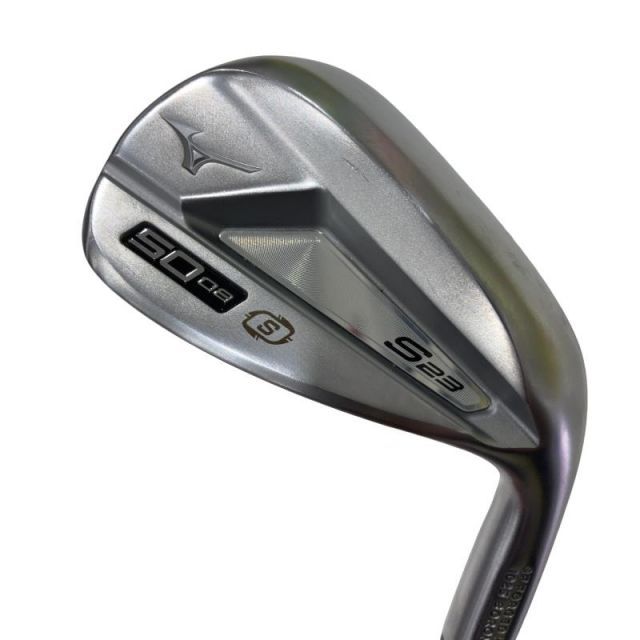 【中古】 ミズノ Mizuno S23(ホワイトサテン) 50°/08°S ウェッジ WG 純正特注シャフト (フレックスS) メンズ 男性用 右利き 右用 Aランク ゴルフクラブ