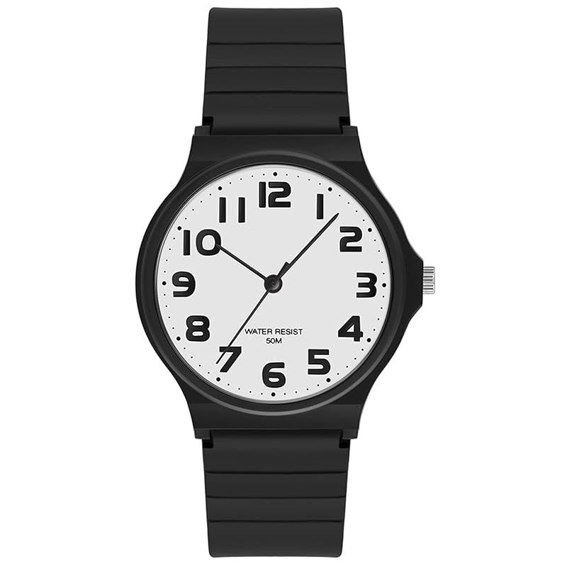 【新品】 findtime メンズ アナログ 時計 30M防水 アウトドア/日常使い 通気性＆柔軟性 夜光 蓄光 おしゃれ 通勤 通学 学生 中学受験 電子音の出ない ボーイズ レディース 男の子 女の子