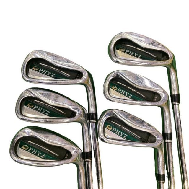 【中古】 ブリヂストン TOURSTAGE PHYZ 6S アイアンセット IR 純正特注シャフト (フレックスR) メンズ 男性用 右利き 右用 Cランク ゴルフクラブ