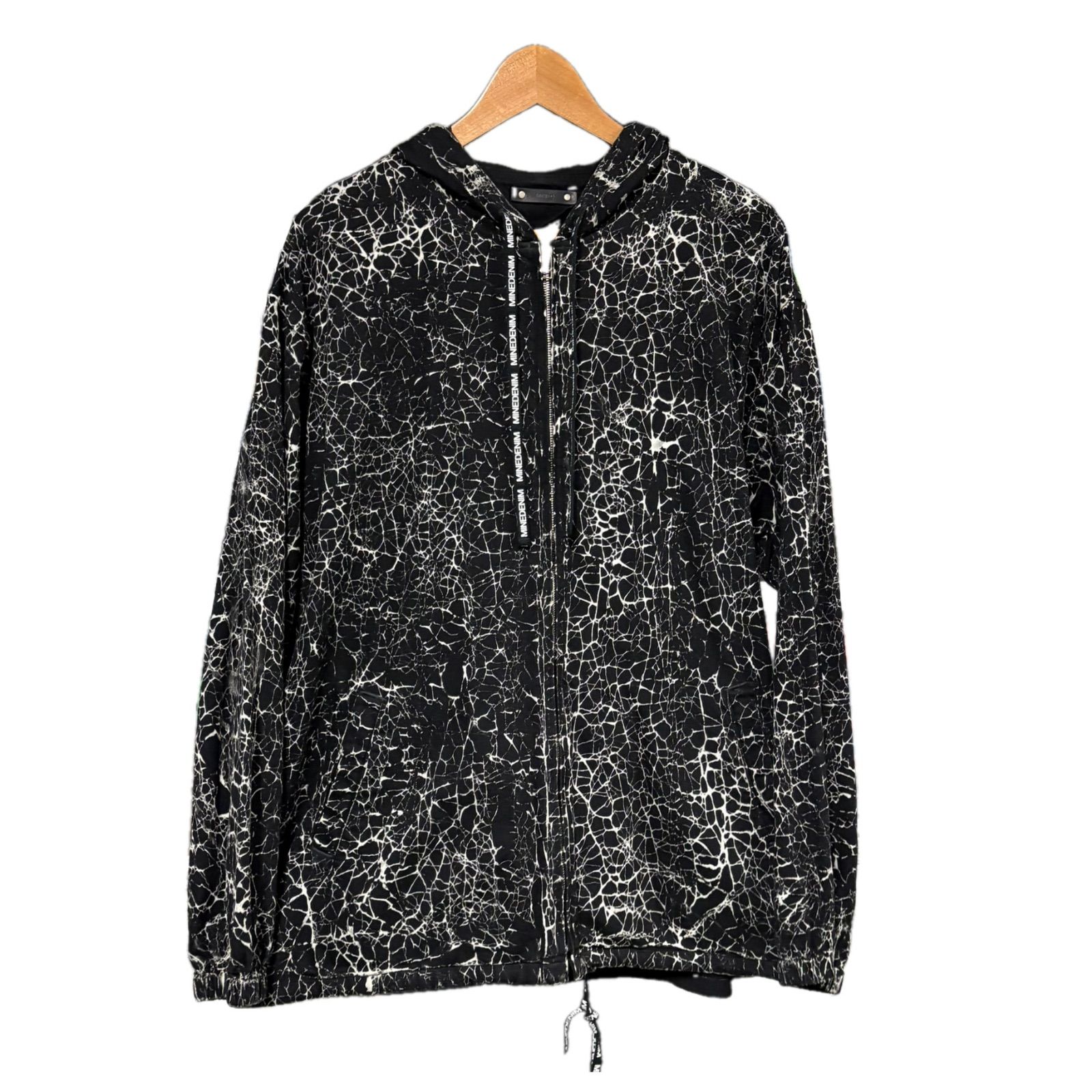 MINEDENIM マインデニム タイダイフードブルゾン ツイル生地　SIZE 3 XL