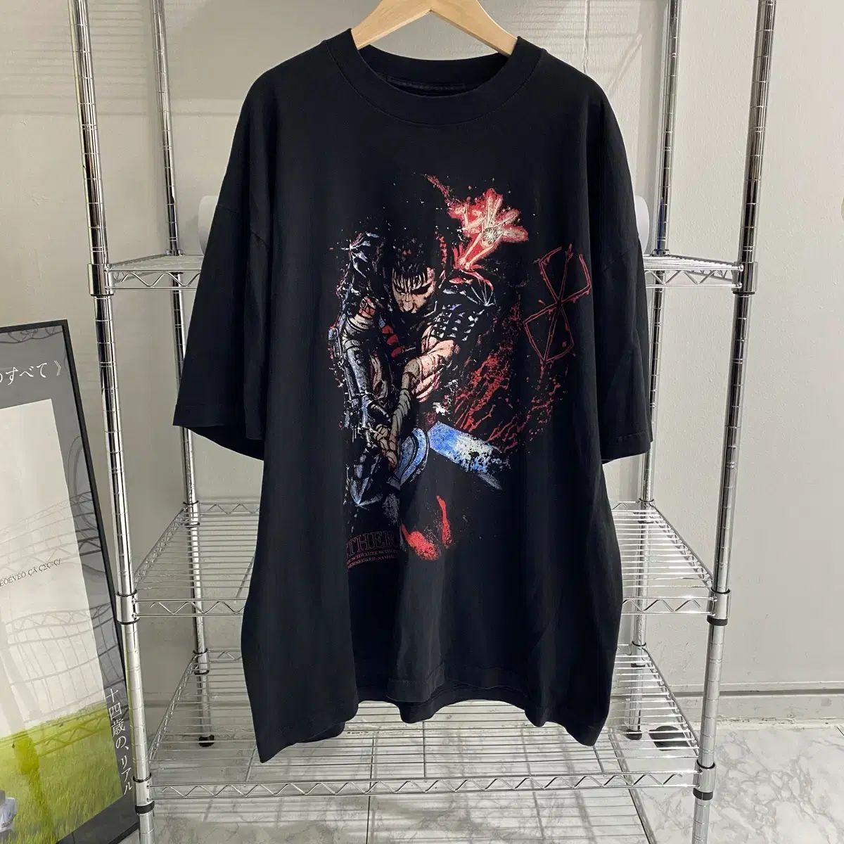ベルセルク イーザリアル ブートレッグ アニメ Tシャツ アニティ
