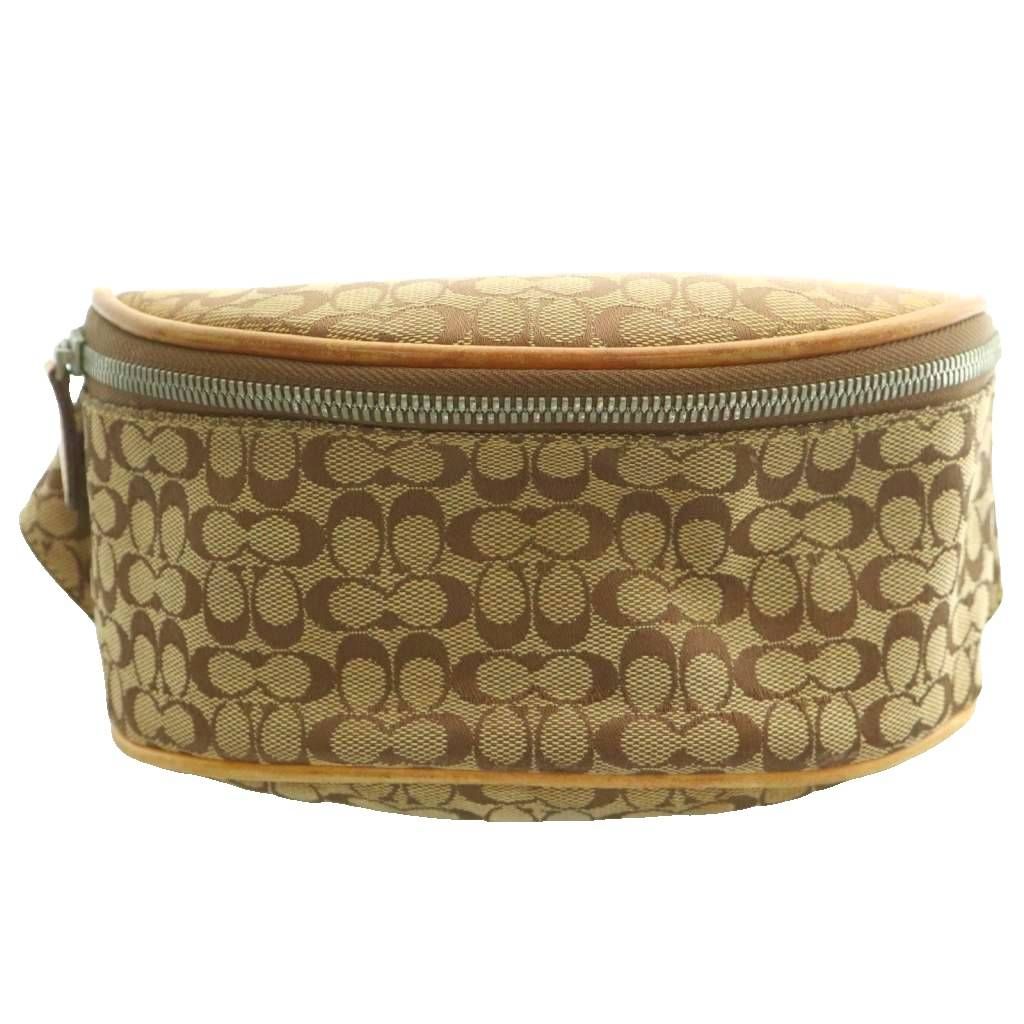 コーチ COACH シグネチャーウエストバッグショルダーバッグ キャンバス レザー ベージュ キャメル 4247 /SS ■OS 8,066円