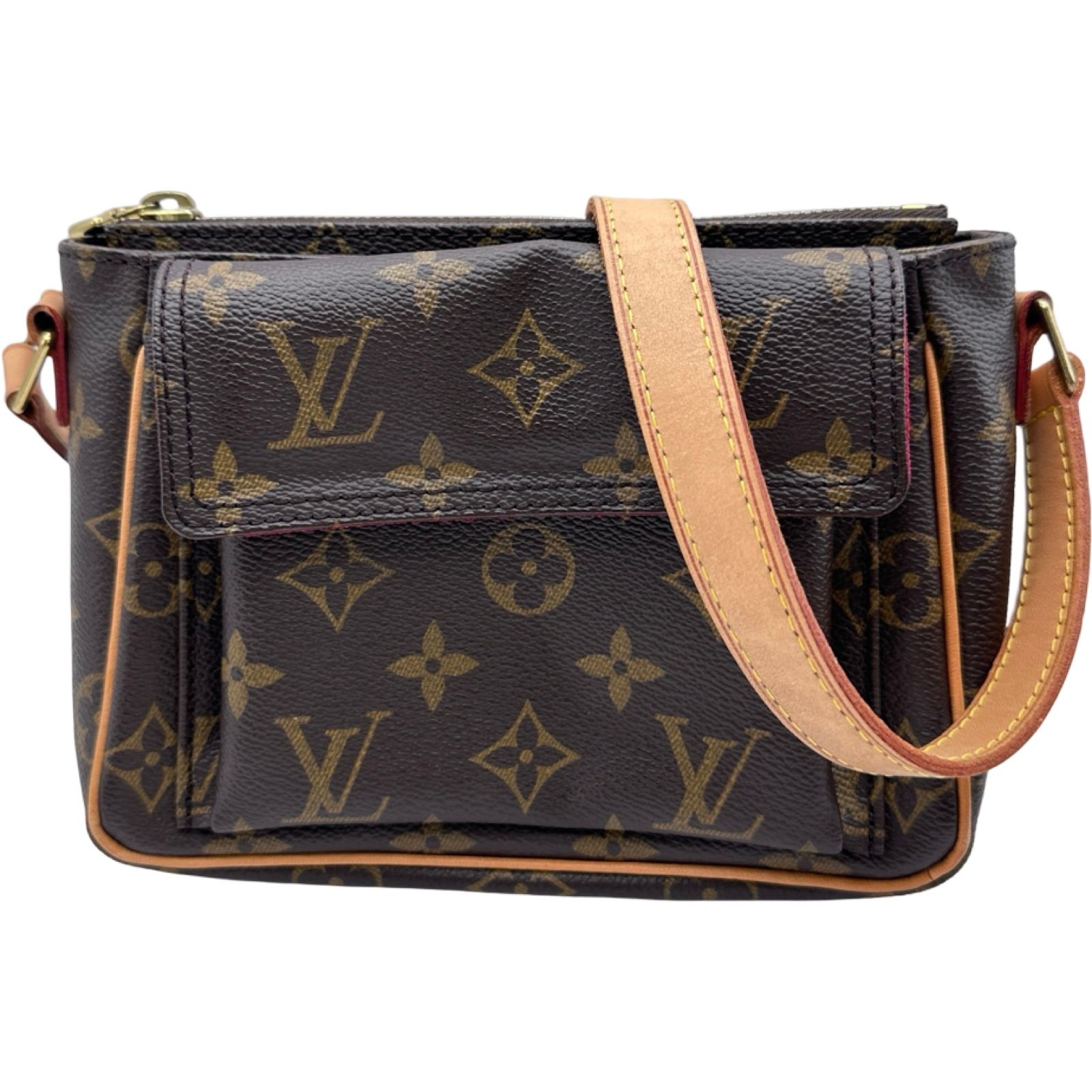 ルイ・ヴィトン LOUIS VUITTON ヴィバシテPM M51165 ブラウン モノグラム レディース ショルダーバッグ