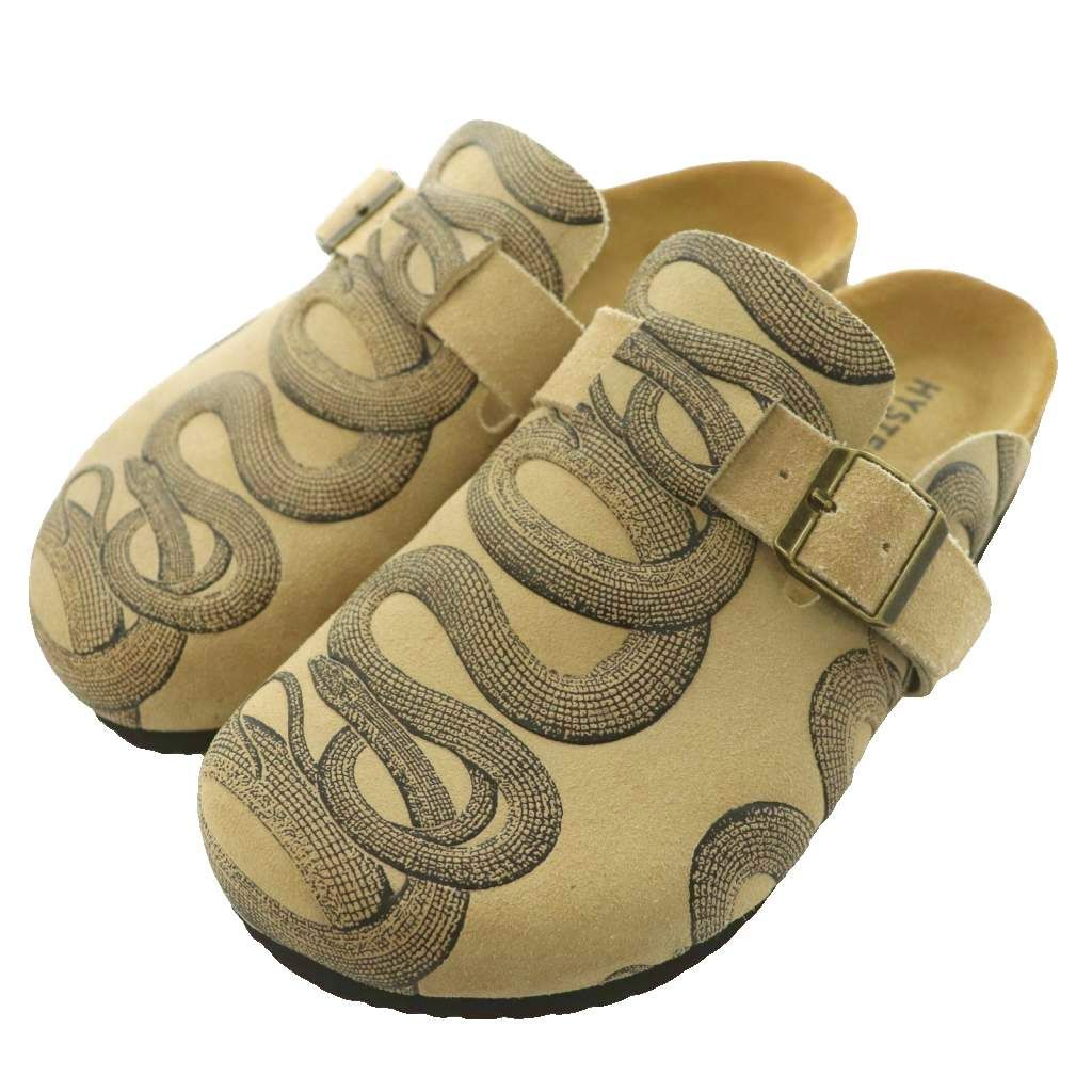 ヒステリックグラマー HYSTERIC GLAMOUR 24SS スネーク ループ SNAKE LOOP サンダル 24cm ベージュ /SS ■OS