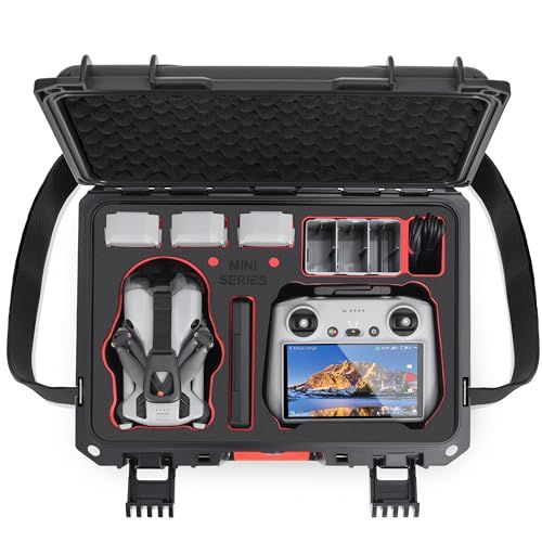 STARTRC DJI対応Mini 5 Pro ケース RC 2/RC-N3 送信機対応 耐衝撃 EVA素材 旅行&アウトドア収納バッグ ドローンとアクセサリーを全方位保護 国内発送 65f64221