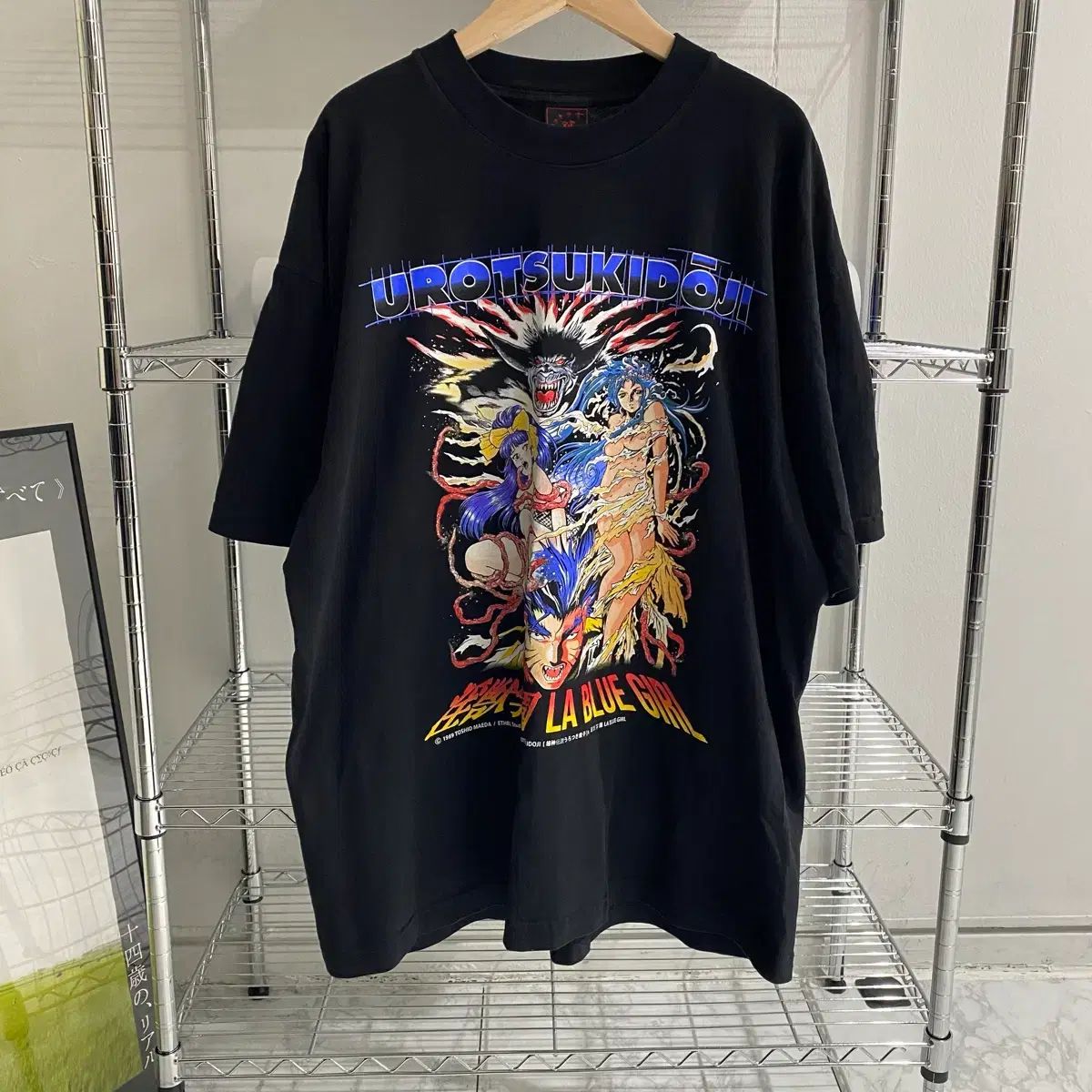 ウルツキ 동자 x ラブルー Girl トシ ニット Maeda 부틀렉 애니메이션 Tシャツ 애니티