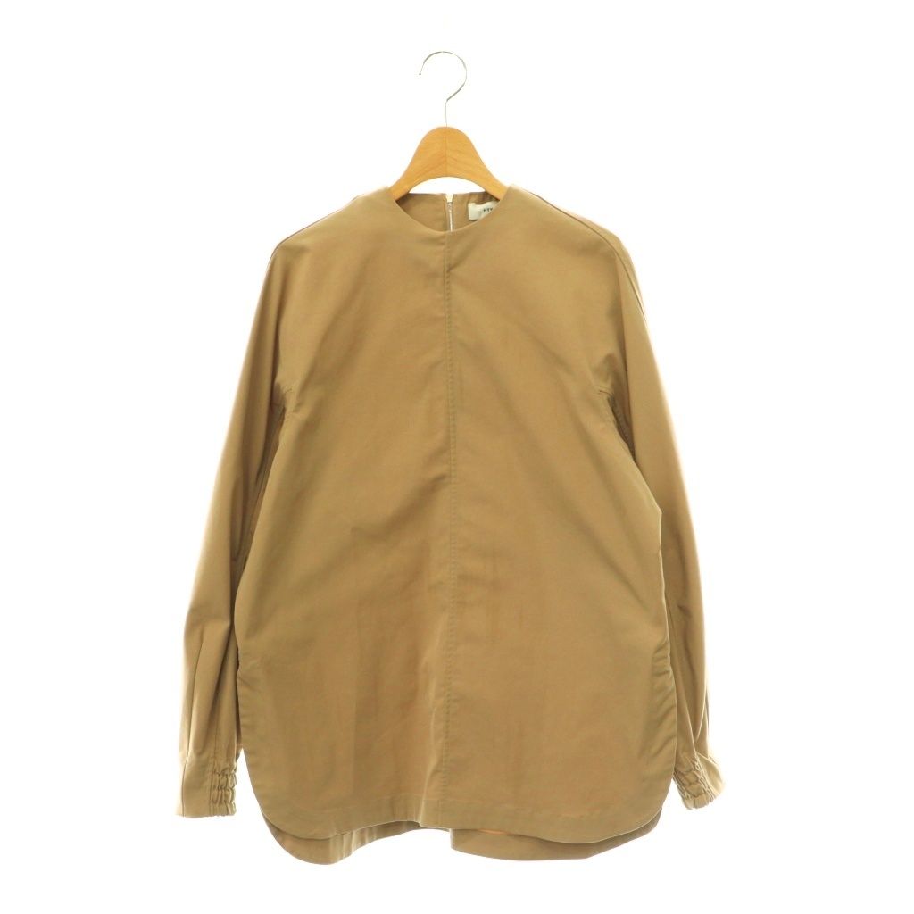 ハイク HYKE TASLAN TWILL TOP トップス ブラウス カットソー 長袖 1 ベージュ /DO ■OS