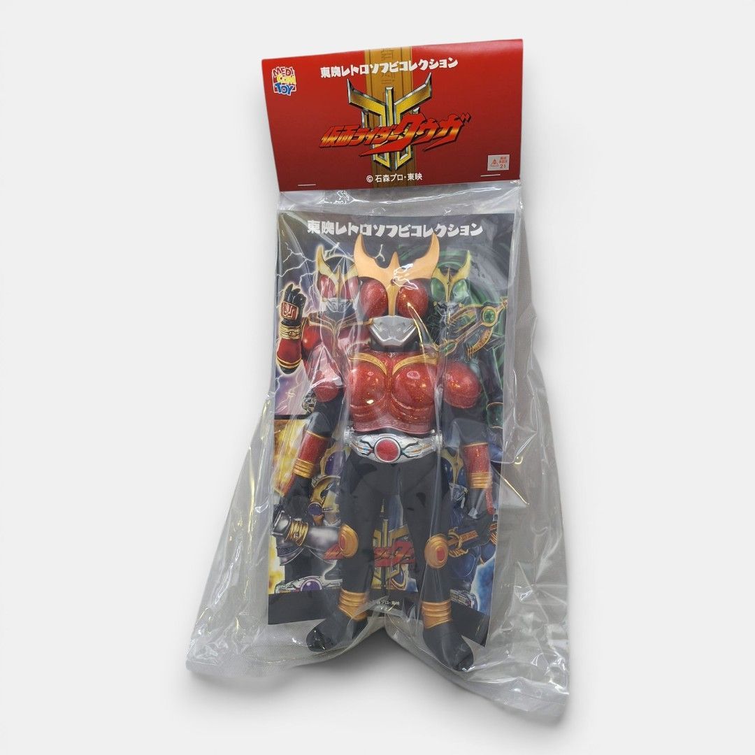「超クウガ展」「仮面ライダークウガ（金ラメ赤クリアVer.）」ソフビ フィギュア